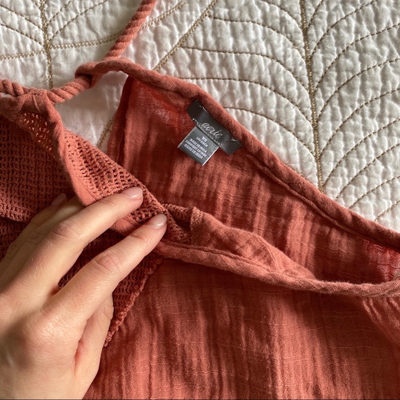 5/$35🍑 AERIE Summer Halter Top Size XS - Picture 4 of 8